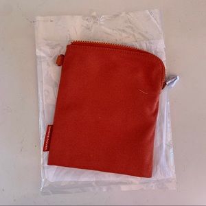 NWT Dagne Dover Skye Essentials Pouch — Coyote, Coral